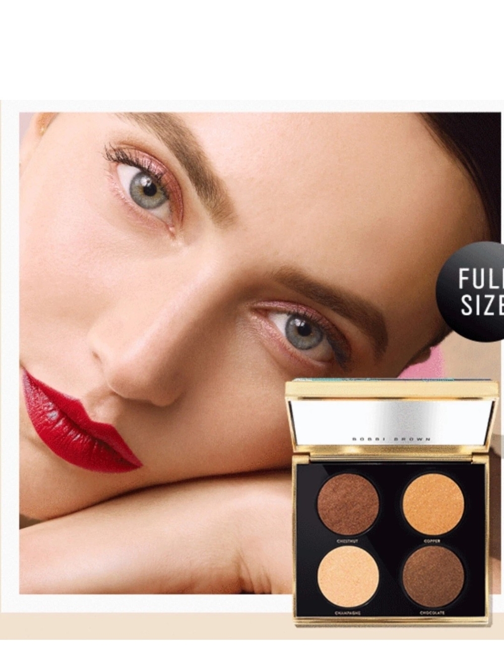 Bobbi Brown Luxe Encore Eye Shadow Palette Bronze New W/ Box Limited Edition